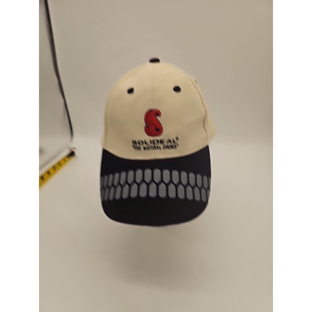 Solideal Tires Hat Cap Beige Adult Used Strapback B317D